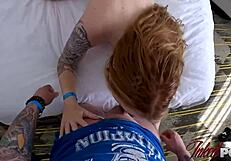 Skye Mae's Intense Cum-Filled Sessions with Redhead Riding and Missionary Action