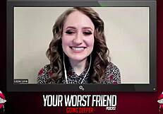 Lizzie Love Deli Divje Zgodbe z Avdicije kot Tvoja Najslabša Prijateljica v 3. Sezoni z Mikeom Alexiom