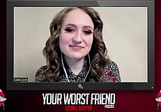 lizzie love shares wild casting tales as your worst friend going deeper in season 3 with mike alexio