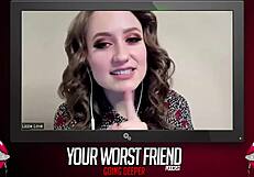 lizzie love shares wild casting tales as your worst friend going deeper in season 3 with mike alexio