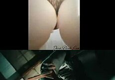 Caskey and Me in Redhead Music Video Collage