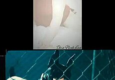 Caskey and Me in Redhead Music Video Collage