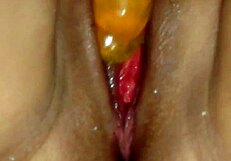 my girlfriend tries dildo for first time