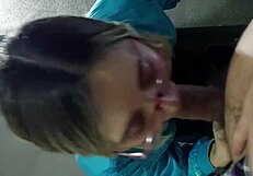 Couldn't Wait! Sucked Cock Outdoors!