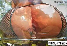 christy mack flaunts big tits and ass!