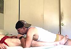 Bisexual Guy Sucks Cock In Mobile Home Park