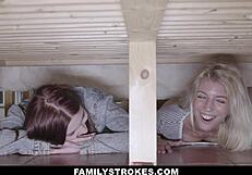 Intense Ecstasy as Stuck Teens Get Fucked in Group