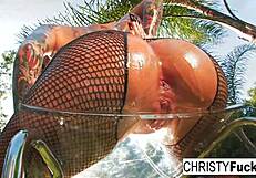 christy mack flaunts big tits and ass!