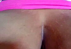 Green Eyed Ebony Beauty Flaunts Big Tits