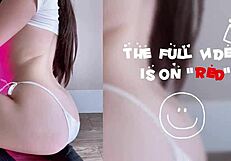 Asian woman explores solo with toys