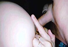 Large breasted wife got her ass fucked in the butt from behind