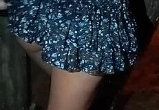 Sofia Shows Pussy In Public Street!