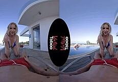 Want to see this blonde give a taboo blowjob and handjob in POV?