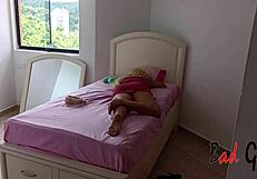 I beg my stepson for anal with my big ass while husband is away