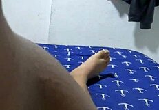 Curious Latina neighbor rides me in secret POV