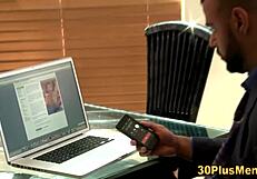 Cock blowing cumshot bear