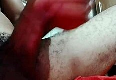 Intense creampie fills pussy