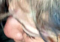 i'm slurping that big black cock with my wet mouth, one eyed