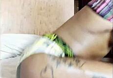 My pussy's dripping wet from fingering myself