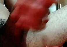 Intense creampie fills pussy