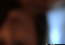 In this video, a stunning teen explores her body in front of the mirror