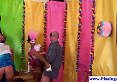 Cum on Tits Party Golden Shower