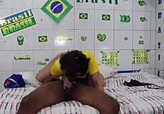 Nicole Dantas and Giovanna SP Fuck Hard at Copa do Mundo!