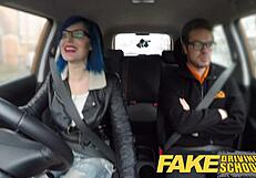 Instructor cums on pussy!