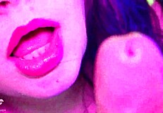 gentle close-up blowjob with cum in mouth pov style