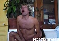 stretching out with a strapon in a casual session