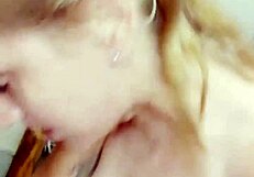 Danielle Roy Rides Cody Beasley Hard, Her Skinny Blonde Body Grinding Intensely on His Cock