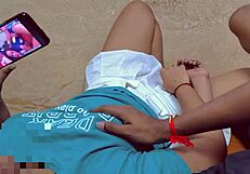 Rakhi’s stepsister explodes her boots and gets a Cumshot Students Blowjob