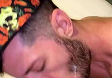 Mouth Full Of Cum After Intense Anal Fucking