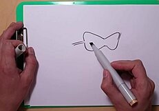 Quick Sketch With Copic Markers Drawing Portrait Process