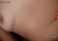 two latina babes partying with two dicks hardcore