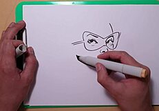 Quick Sketch With Copic Markers Drawing Portrait Process