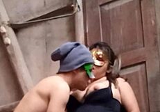 Intense Handjob On Breasts Beautiful Woman