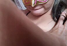 Intense Handjob On Breasts Beautiful Woman