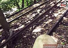 deutsche blondine getting picked up for public pov sex