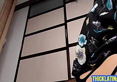 Look at this super hot latina dancing on cam!