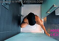 Milf Teases Her Wet Pussy In Shower