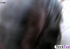 Bubble butt babe receives blowjob and pussy pounding in the backseat