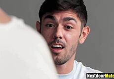 Hot Movers Threesome Bareback Fuck Client