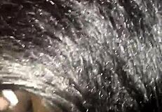 Sloppy blowjob on big black cock