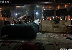 Ebony babes Ana Foxxx and Lotus Lain get fucked in threesome!