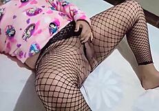 Stepsister sends nude photos, gets fucked hard at home.