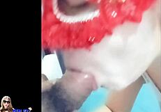 Thai Teen Sucks Husband's Cock to Creampie