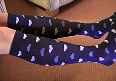 Socks tease in pov