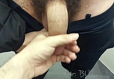 Public doggystyle with petite teen on emergency stairs