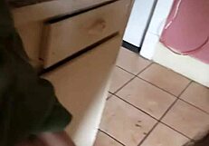 A wife homemade blowjob and from behind